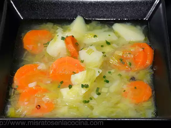 Receta Porrusalda (thermomix)