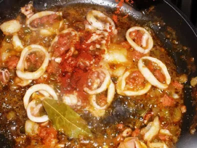 Receta Calamares en salsa