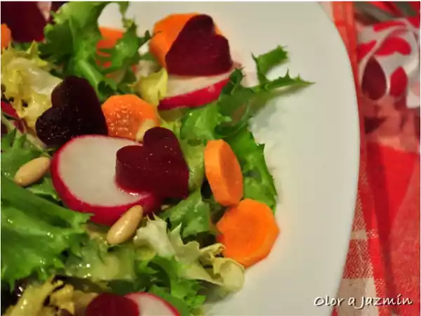 Receta Ensalada romántica