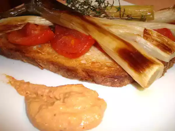 Receta Salsa romesco y calçots