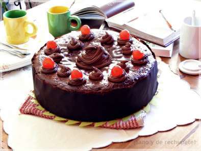 Receta Tarta de chocolate y moka: especial cumpleaños