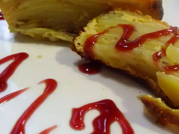 Receta Milhojas de patata con hierbas provenzales