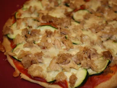 Receta Pizza de calabacín y bonito