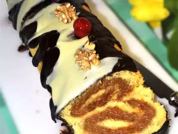 Receta Arrollado de dulce de leche