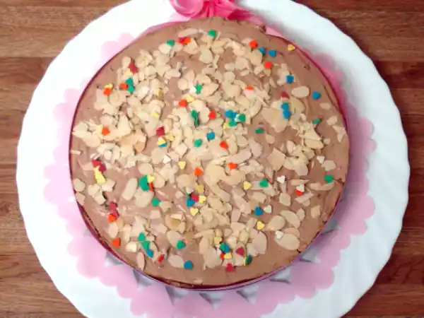 Receta Tarta mousse de chocolate milka (para san valentín)