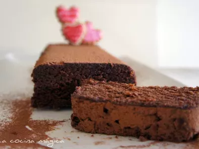 Receta Black cake al microondas y feliz san valentin