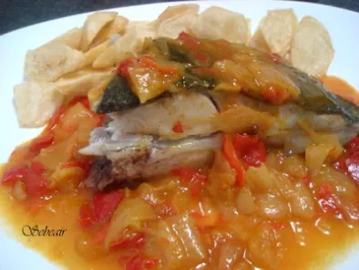 Receta Pescado en salsa al curry (thermomix)
