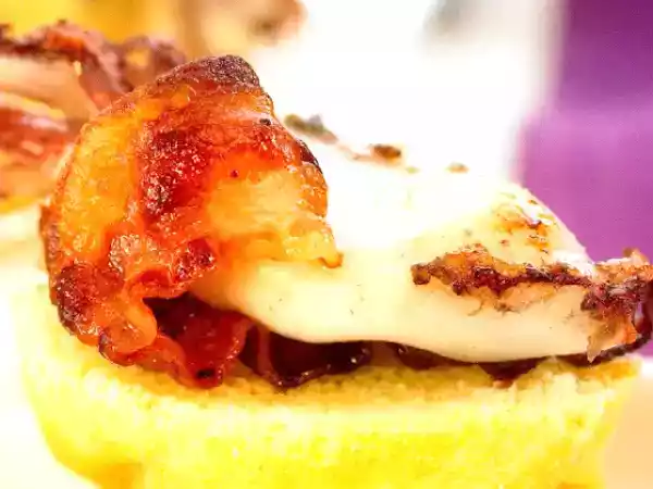 Receta Montado de chipirón y panceta