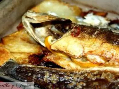 Receta Lubina al horno / baked sea bass