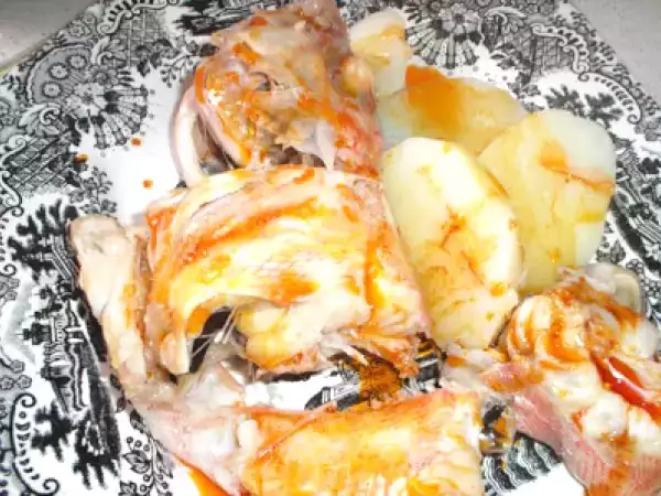 Receta Cantarero (cabracho, escarapote etc)en salsa de ajada