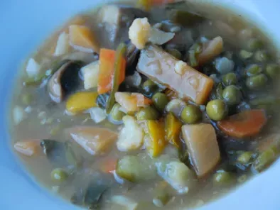 Receta Sopa de verduras con colinabo