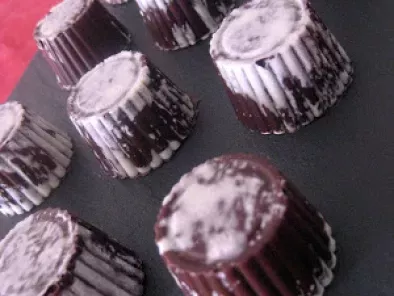 Receta Bombones de chocolate rellenos con praliné de almendras