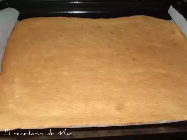 Receta Bizcocho ligero (paso a paso)