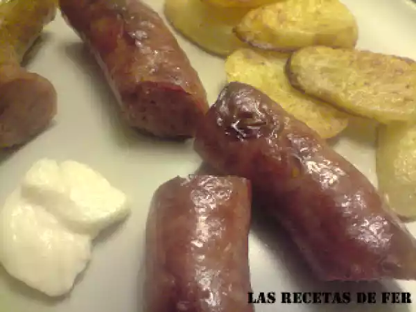 Receta Longaniza de monreal al horno