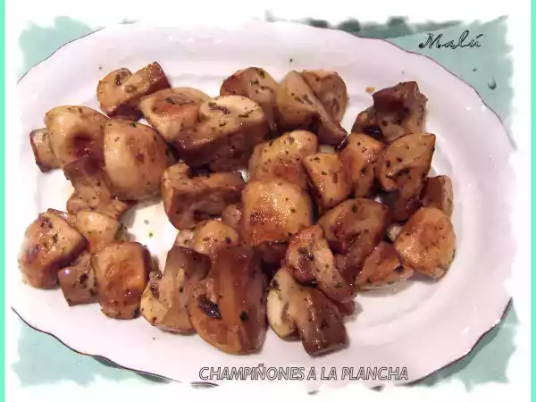 Receta Champiñones cuartier con salsa mery