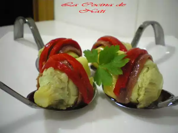 Receta Alcachofas con anchoas
