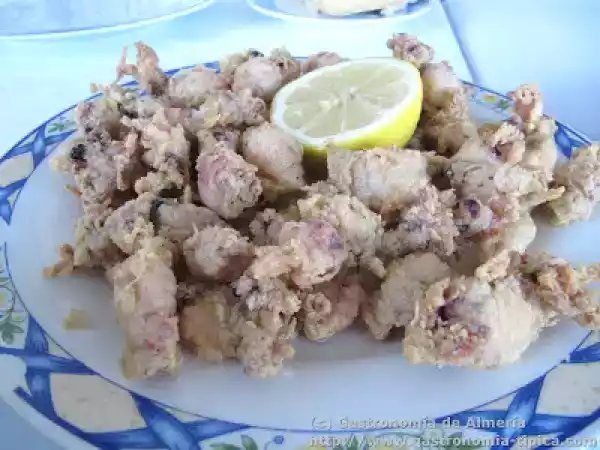 Receta Tapas de almería: chopitos fritos