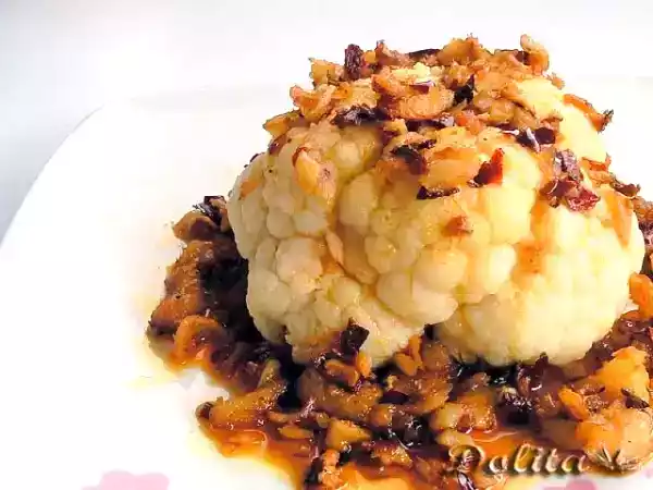 Receta Coliflor con bacalao ajoarriero