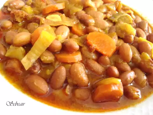 Receta Alubias pintas fin de mes (fussioncook)