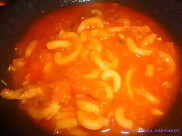 Receta Fideos con caballa (thermomix)