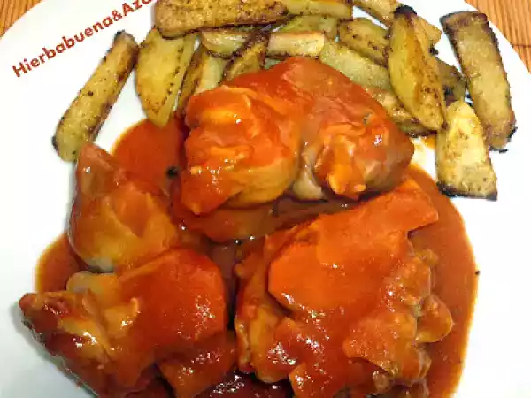 Receta Manitas de cerdo en salsa picantita