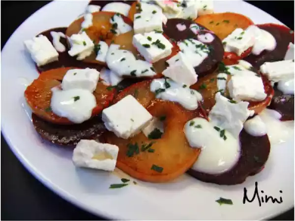 Receta Ensalada de remolacha con manzana