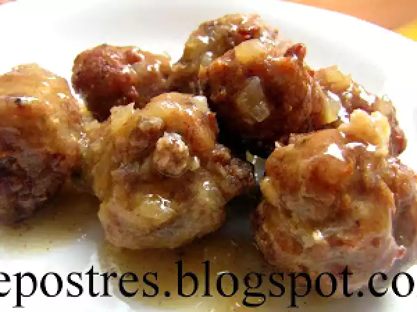 Receta Las albóndigas de mi madre