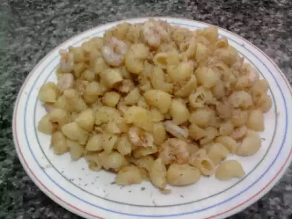Receta Tiburones con gambas y atun
