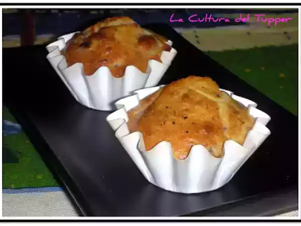 Receta Muffins de longaniza con trompetas de la muerte