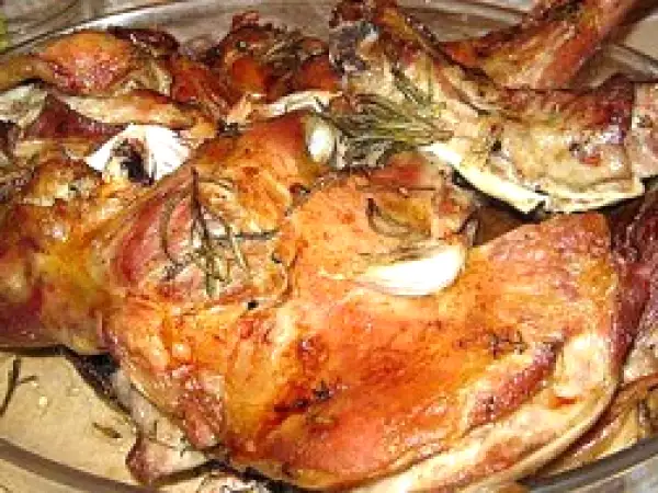 Receta El cabro - cabrito asado