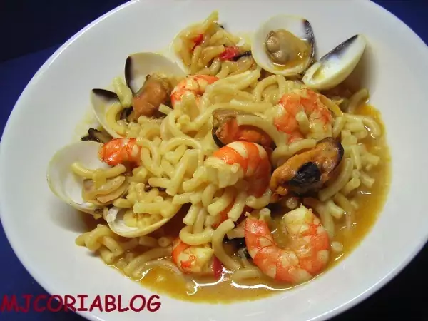 Receta Fideuá de marisco