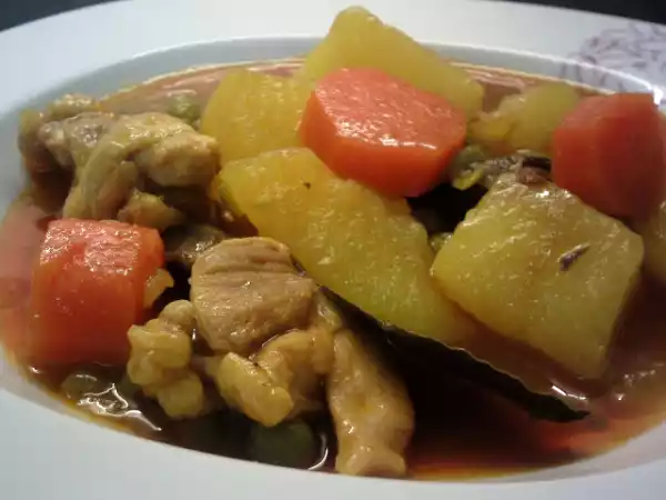 Receta Estofado de pollo con sofrito casero, fussioncook