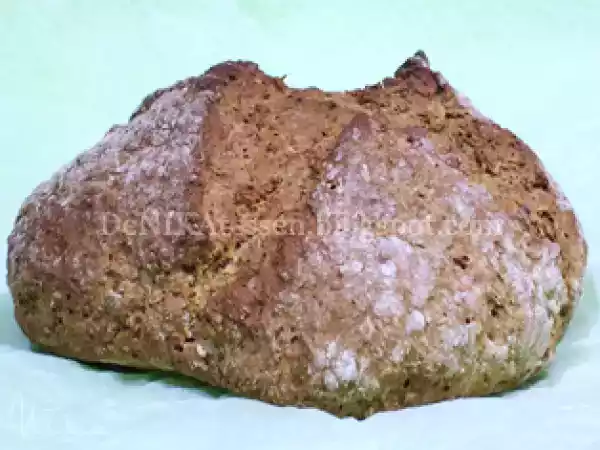 Receta Pan de soda irlandés integral