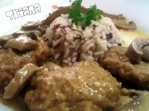 Receta Filetes rusos en salsa