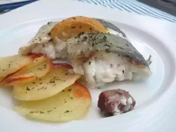 Receta Cola de merluza al horno