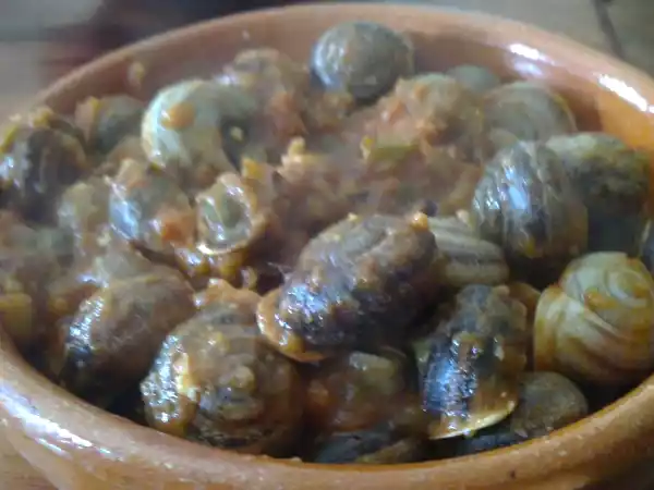 Receta Caracoles en salsa picante