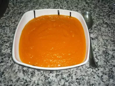 Receta Crema de calabaza y zanahorias