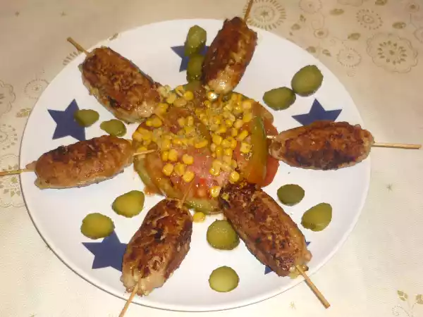 Receta Koftas. plato turco.
