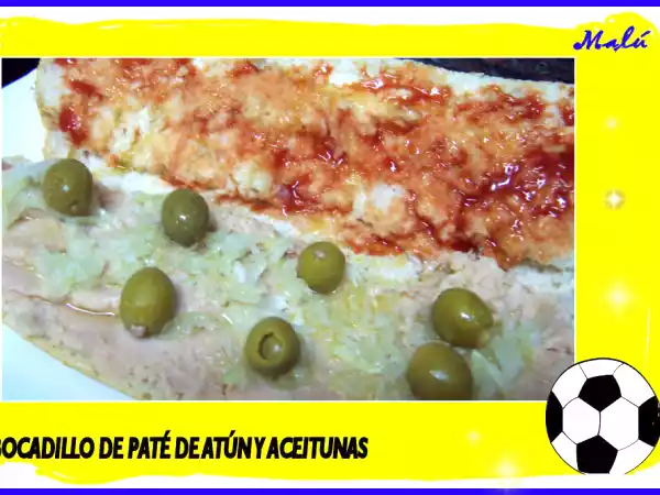 Receta Bocadillo de pate de atun