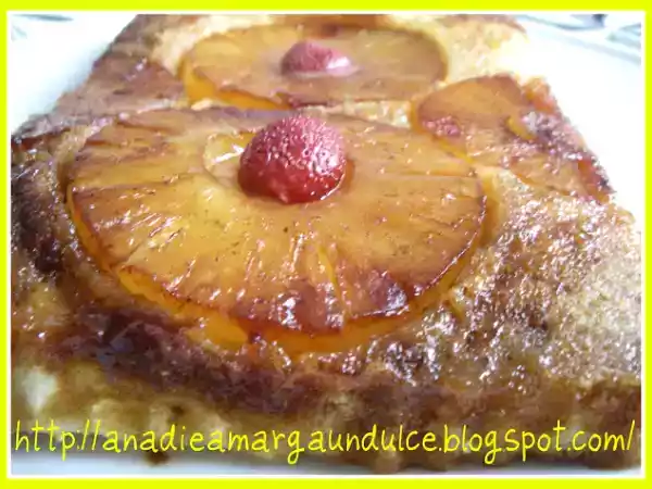 Receta Tarta tatin de piña (al vapor)