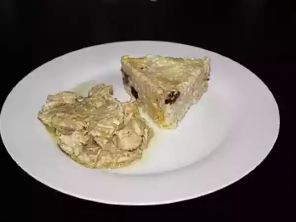 Receta Pavo al curry con arroz