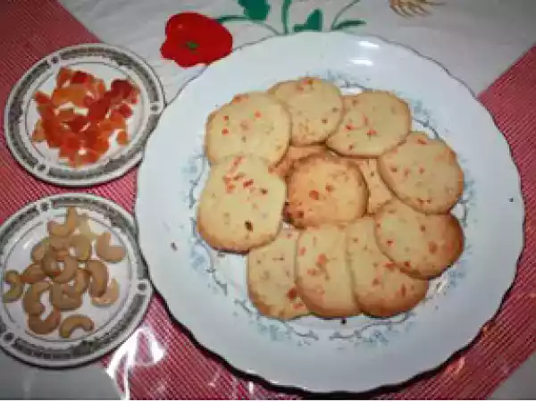 Receta Galletas de papaya y anacardos, que envía rosy