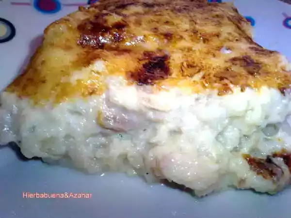 Receta Coliflor con atún y bechamel