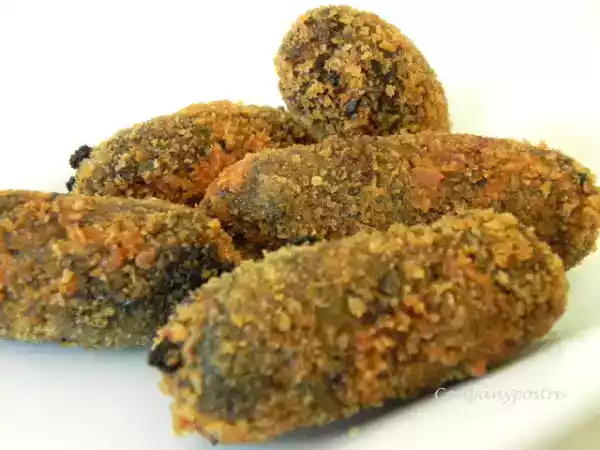 Receta Croquetas de calamares en su tinta, esta vez con la receta