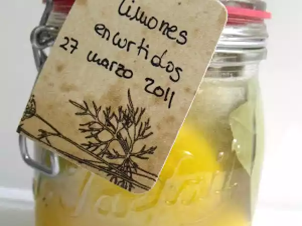 Receta Limones encurtidos