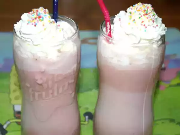 Receta Batido de frutas con nata.