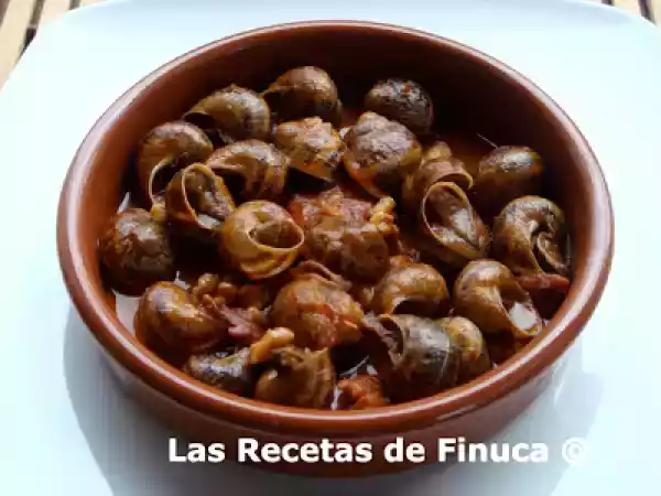 Receta Caracoles a la montañesa