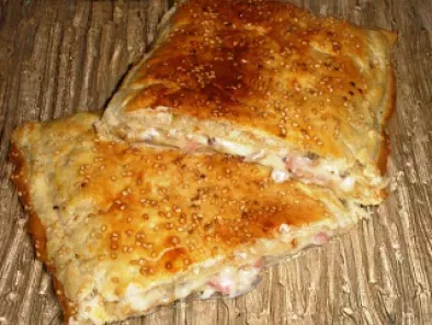 Receta Empanada con champiñones y bacon