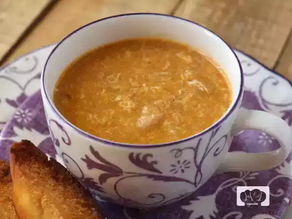 Receta Sopa de ajo con caldo de verduras