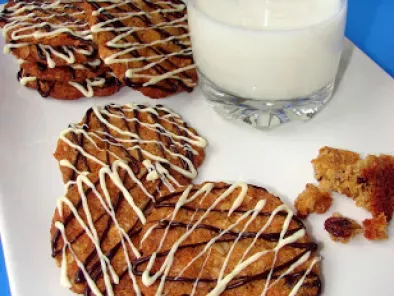 Receta Muesli and chocolate crunchy cookies